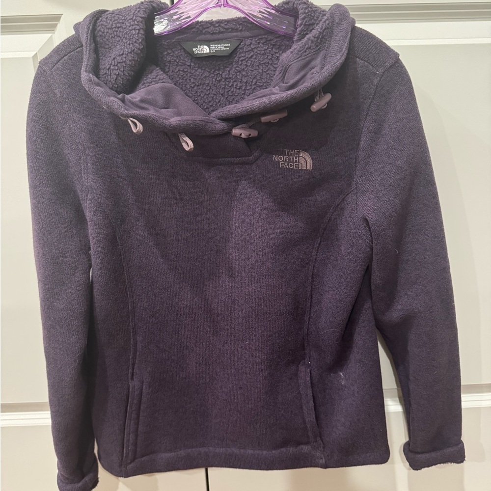 The North Face Purple Fleece Hoodie